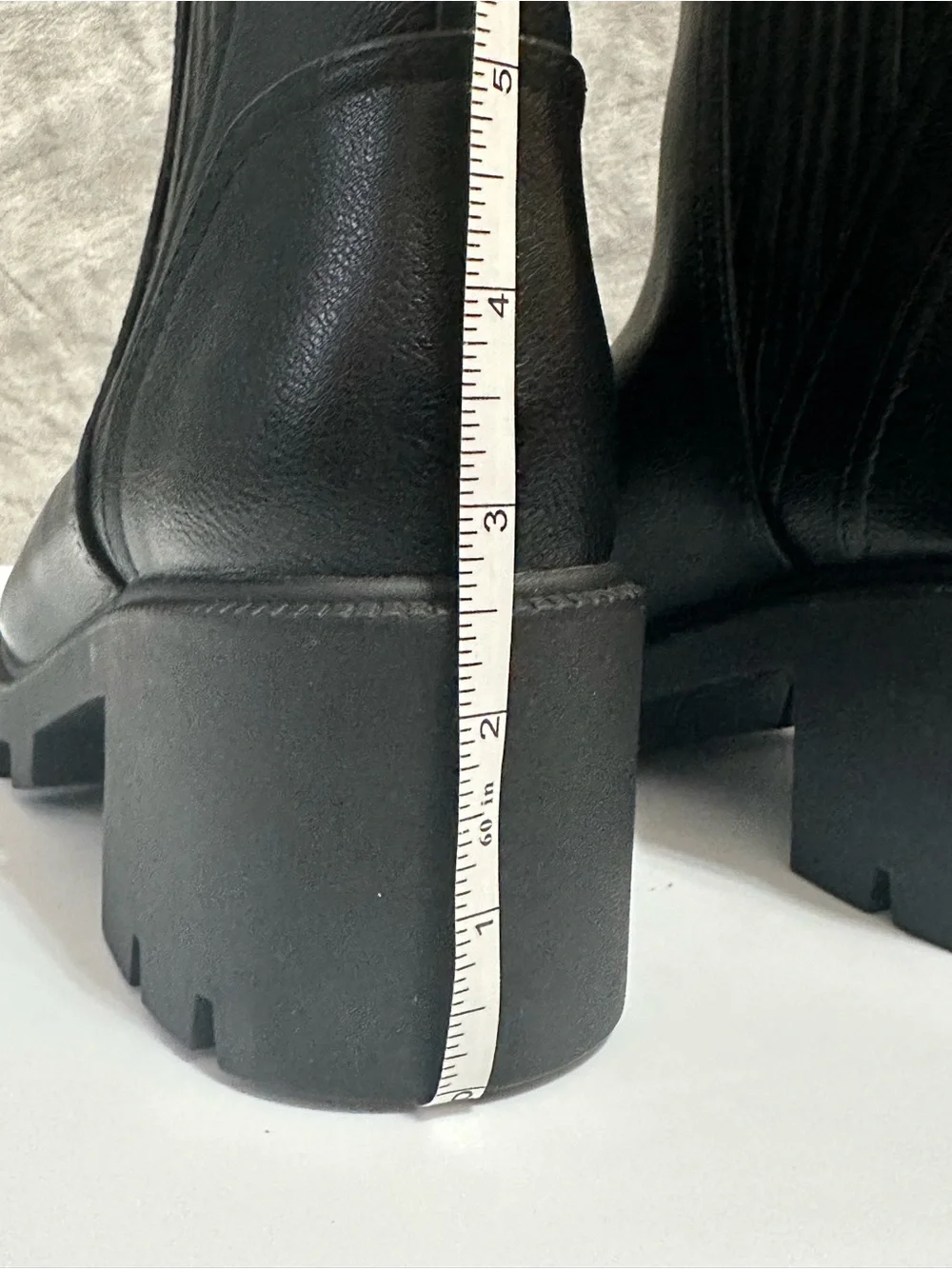 Dolce Vita. NWOT. Black Lug Sole Chelsea Ankle Boots